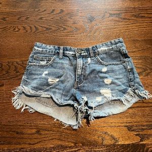Free People Denim Shorts
